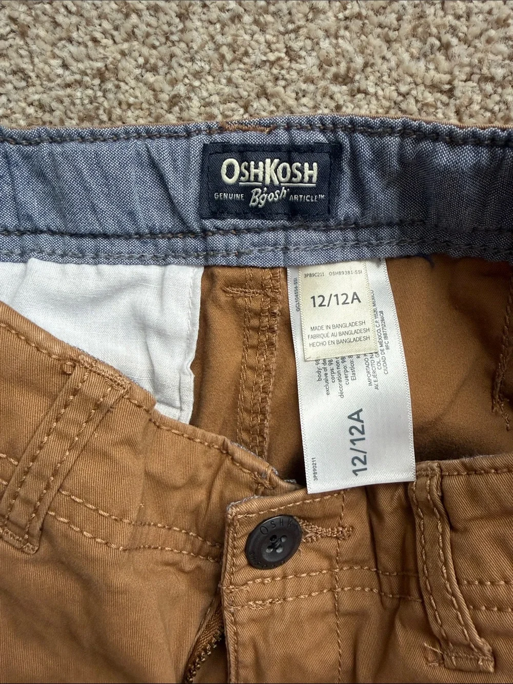Old Navy Men's Slim Chino Pants in Brown